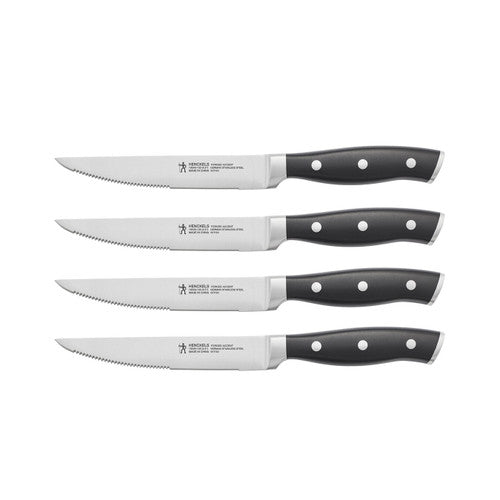 Henckels Forged Accent 4 Piece Steak Knife Set - Boxed