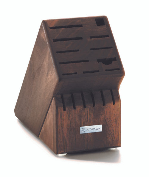 Wusthof 17-Slot Walnut Knife Block