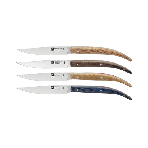 Zwilling Toro 4 Piece Steak Knife Set in Beechwood Presentation Box