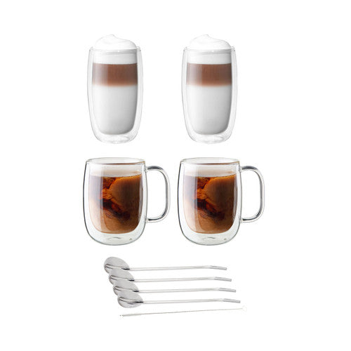 Zwilling Sorrento Glassware, 9 Piece Coffee and Beverage Set