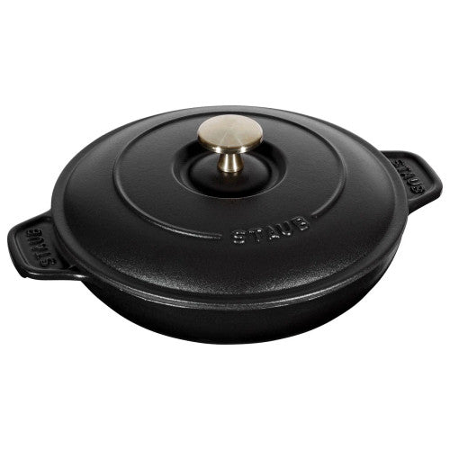 Staub Cast Iron 7.9" Round Covered Baking Dish - Black