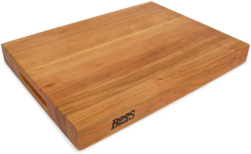 John Boos Reversible 18" x 12" x 2.25" Cutting Board - Cherry