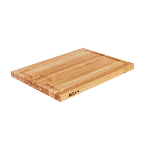 John Boos Reversible 24 x 18 x 1.5 Inch Au Jus Board - Maple