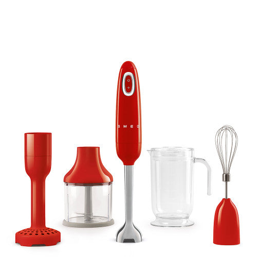 Smeg Hand Blender Set - Red