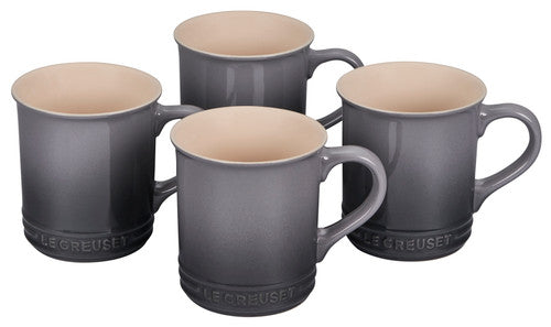 Le Creuset Gift Set of Four Mugs - Oyster