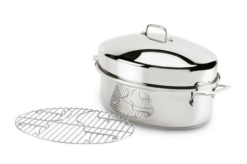 All-Clad Stainless Covered Oval Roaster