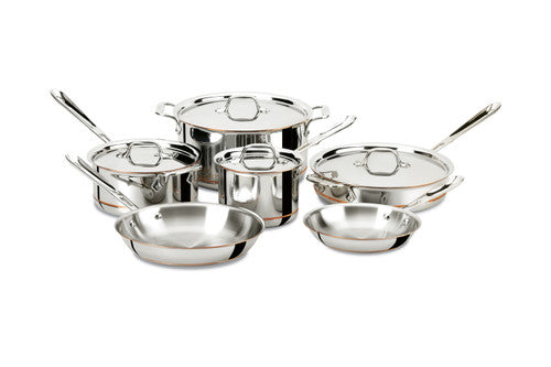 All-Clad Copper Core 10 Piece Cookware Set