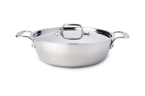 All-Clad D3 Stainless 3 Quart Cassoulet