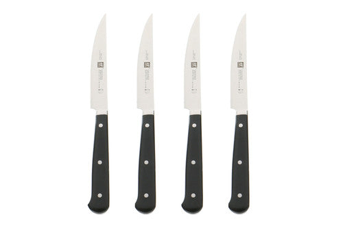 Zwilling 4 Piece Steak Knife Set in Beachwood Box