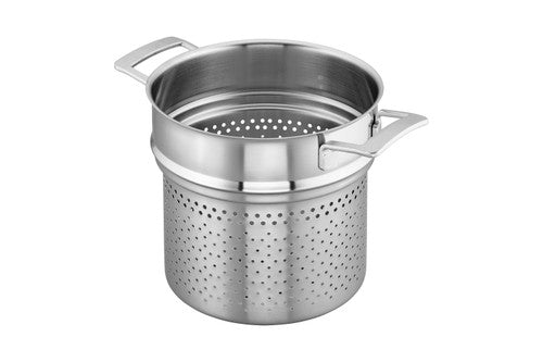 Demeyere Industry5 Stainless Steel 8 Quart Pasta Insert