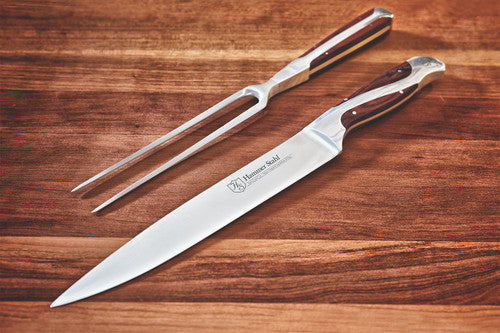 Hammer Stahl 2 Piece Carving Knife and Fork Set