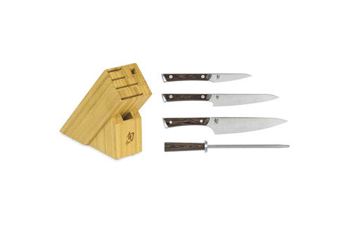 Shun Kanso 5 Piece Knife Block Set