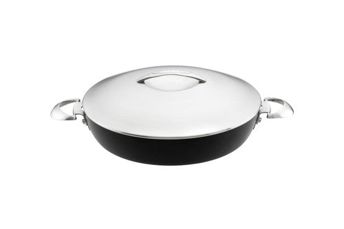 Scanpan Professional Nonstick 4.25 Quart Chef's Pan with Steel Lid