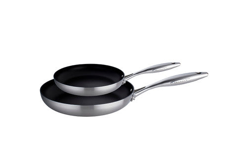 Scanpan CTX Stainless Steel 2-Piece Nonstick Fry Pan Set