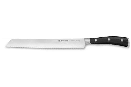 Wusthof Classic Ikon 9" Double Serrated Bread Knife