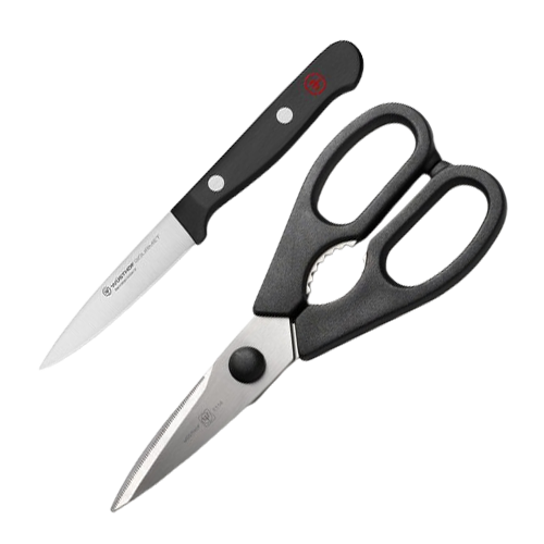 Wusthof Gourmet Paring Knife and Shears Utility Set
