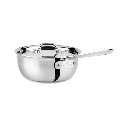 All-Clad D3 Stainless 2 Quart Saucier