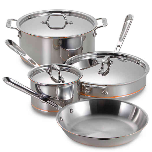 All-Clad Copper Core 7 Piece Cookware Set