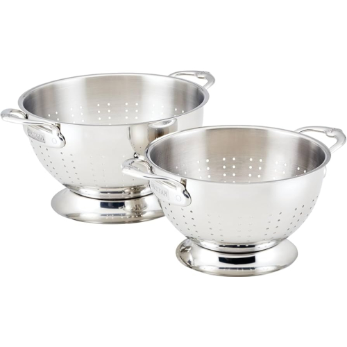 Hestan 2 Piece Stainless Steel Colander Set