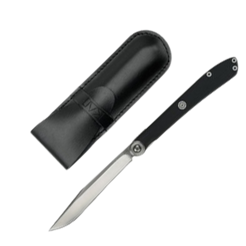 Shun KAI Folding Steak Knife with Leather Sheath