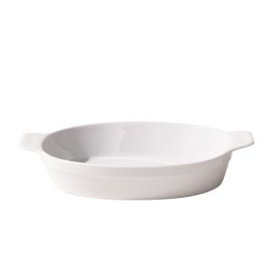 Made In 10 x 6.6 Inch Oval Baker - White