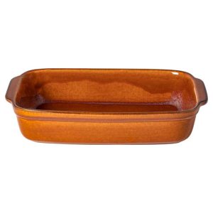 Casafina Poterie Rectangular Baker, Caramel