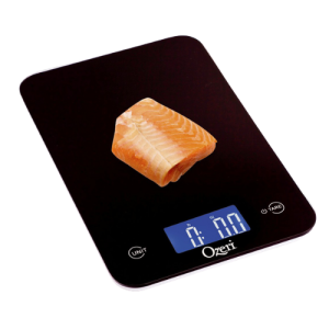 Ozeri Touch Professional Digital Kitchen Scale, Tempered Glass in Elegant Black