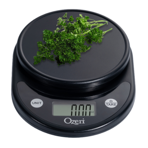 Ozeri ZK14-AB Pronto Digital Multifunction Kitchen and Food Scale, All Black