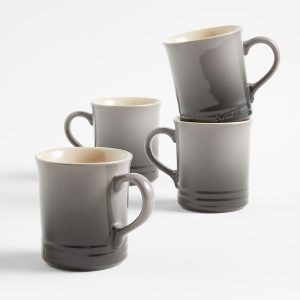 Le Creuset Gift Set of Four Mugs - Oyster