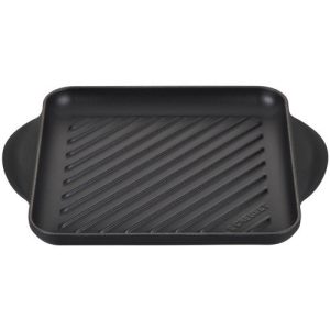 Le Creuset Enameled Cast Iron 9.5" Square Grill Pan - Licorice