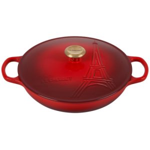 Le Creuset Eiffel Tower Collection 3.5 Quart Signature Braiser - Cerise