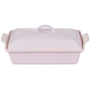 Le Creuset Stoneware Heritage 4 Quart Covered Rectangular Casserole - Shallot