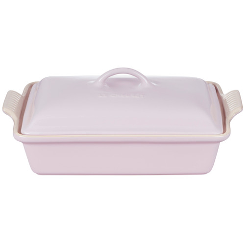 Le Creuset Stoneware Heritage 4 Quart Covered Rectangular Casserole - Shallot