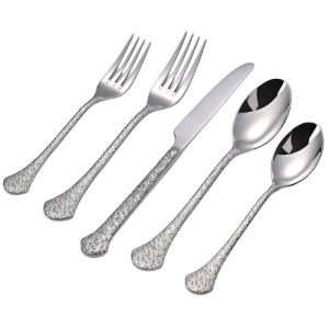 KINGSTONE Premium Silverware Sets, 18/10 Stainless Steel Flatware Set