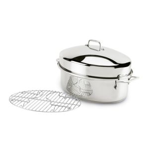 All-Clad Stainless Covered Oval Roaster