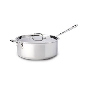 All-Clad D3 Stainless 6 Quart Deep Saute Pot