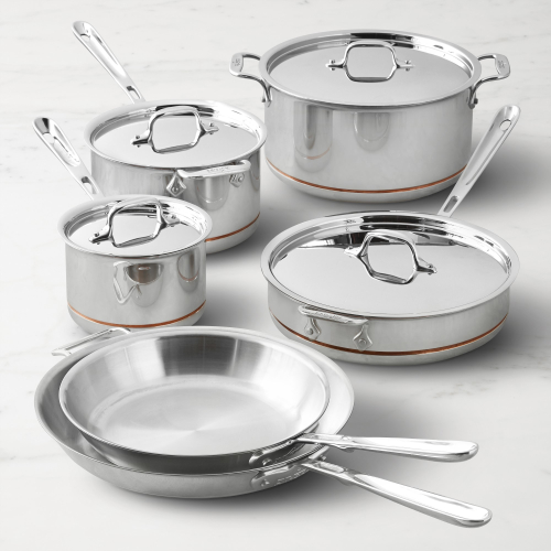 All-Clad Copper Core 10 Piece Cookware Set