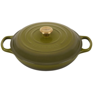 Le Creuset Signature Cast Iron 3.5 Quart Braiser - Olive