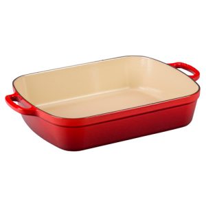 Le Creuset Signature Cast Iron 5.25 Quart Roaster - Cerise
