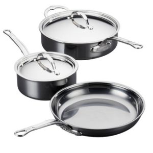 Hestan NanoBond Stainless Steel Essential 5 Piece Cookware Set