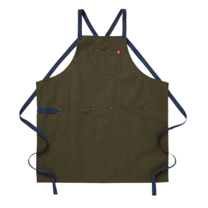 Hedley&Bennett All Day Crossback, Olive Green Navy Straps