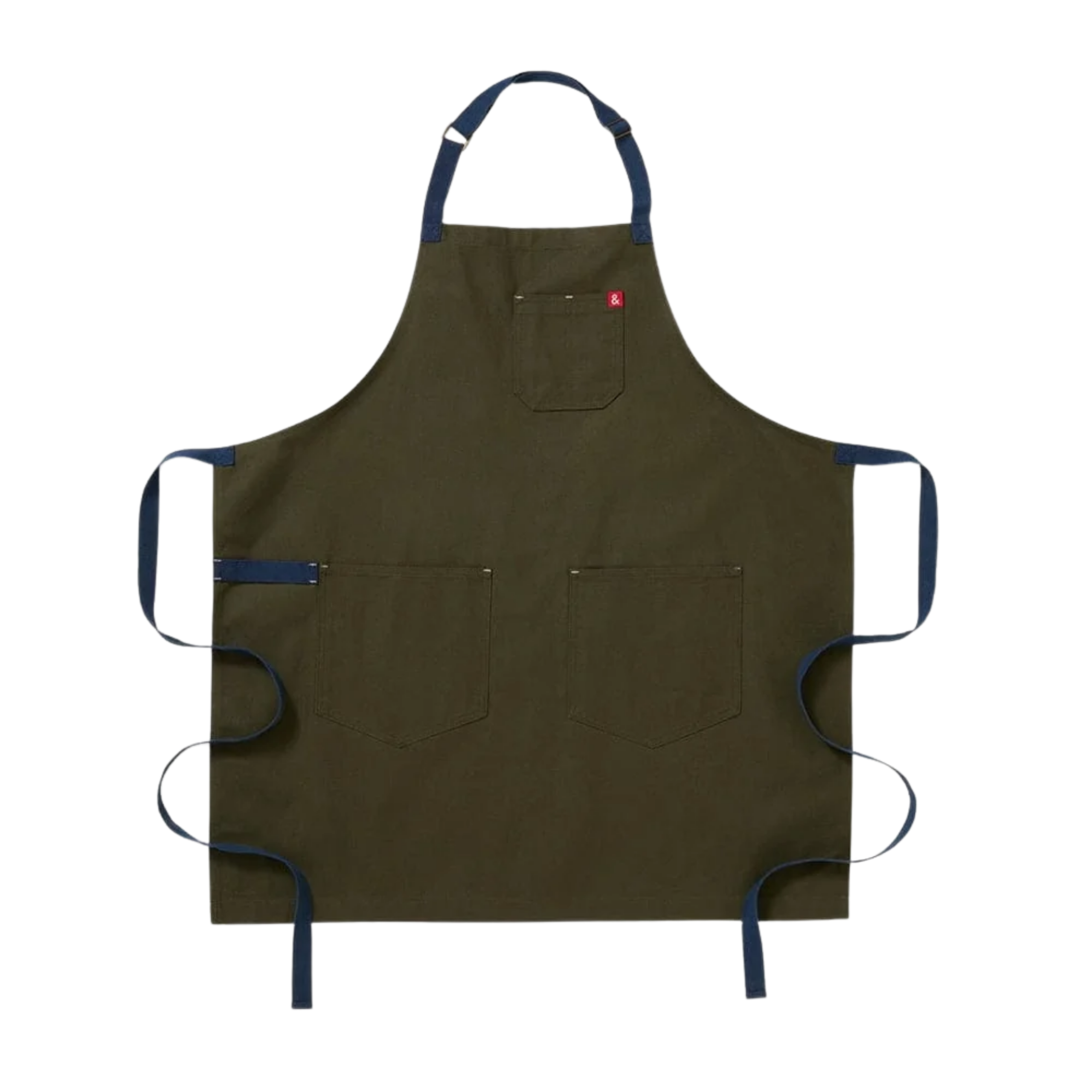 Hedley&Bennett Essential, Olive Green Navy Straps